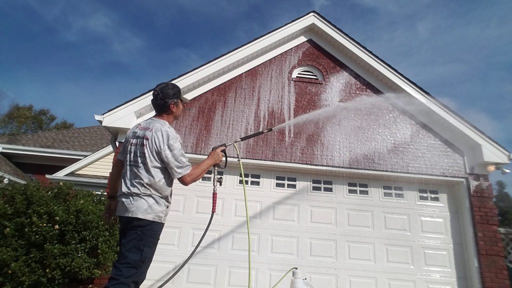 soft wash house washing