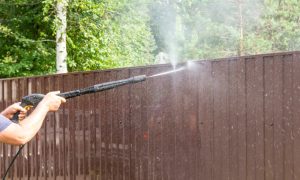 fence cleaning