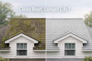 does cleaning roof damage shingles or tiles​
