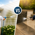 Soft Washing vs Pressure Washing